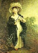 Thomas Gainsborough miss haverfield, c china oil painting artist